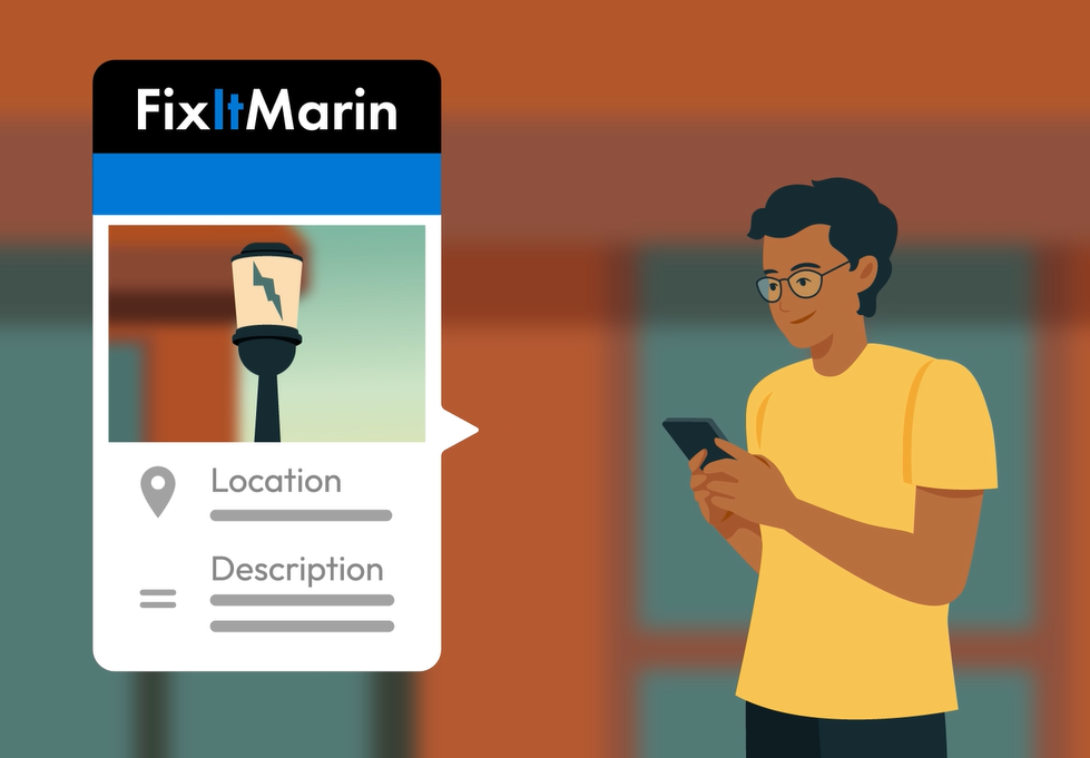 Submitting a FixItMarin Report preview